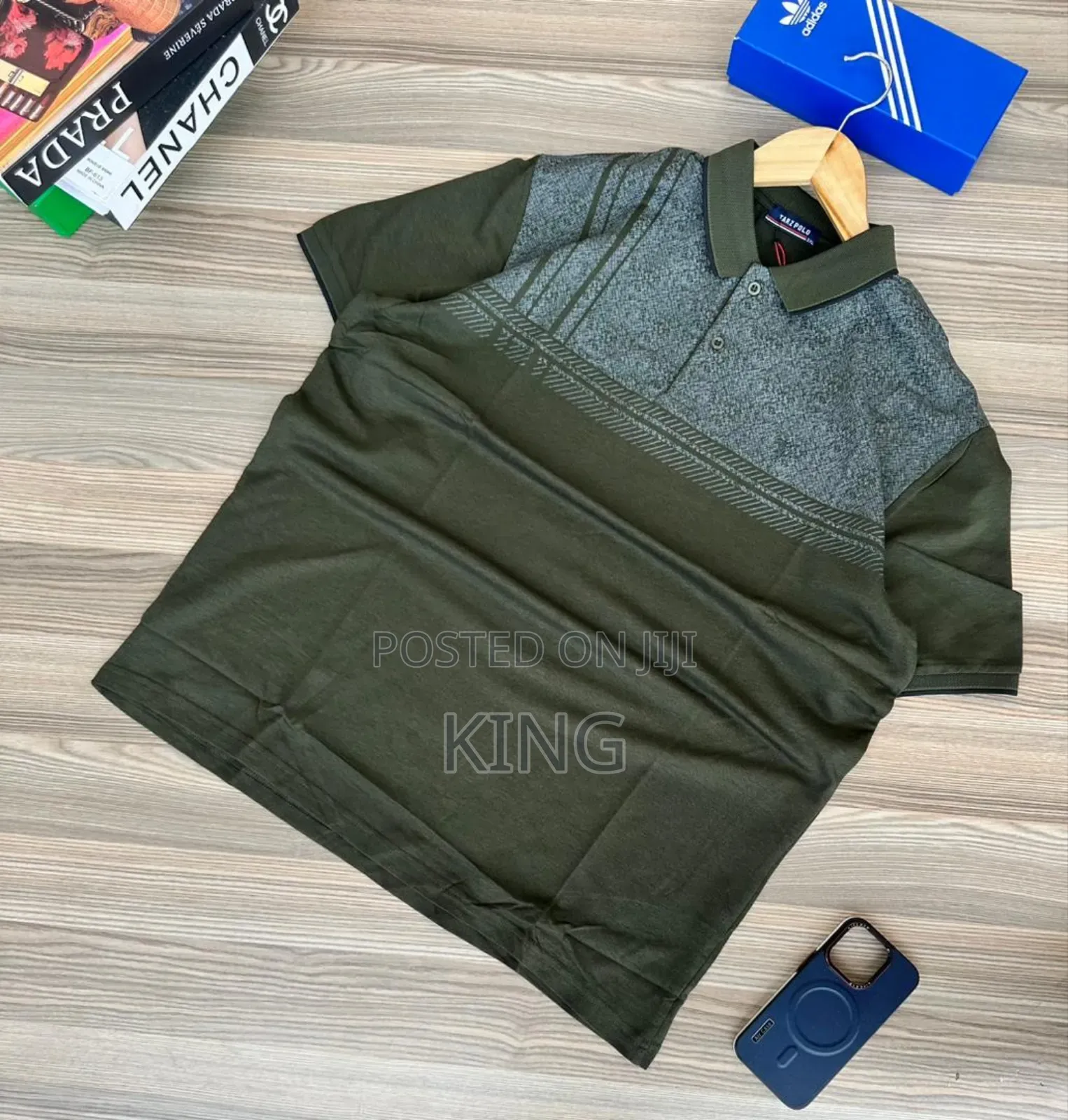 Army Green Polo for Men