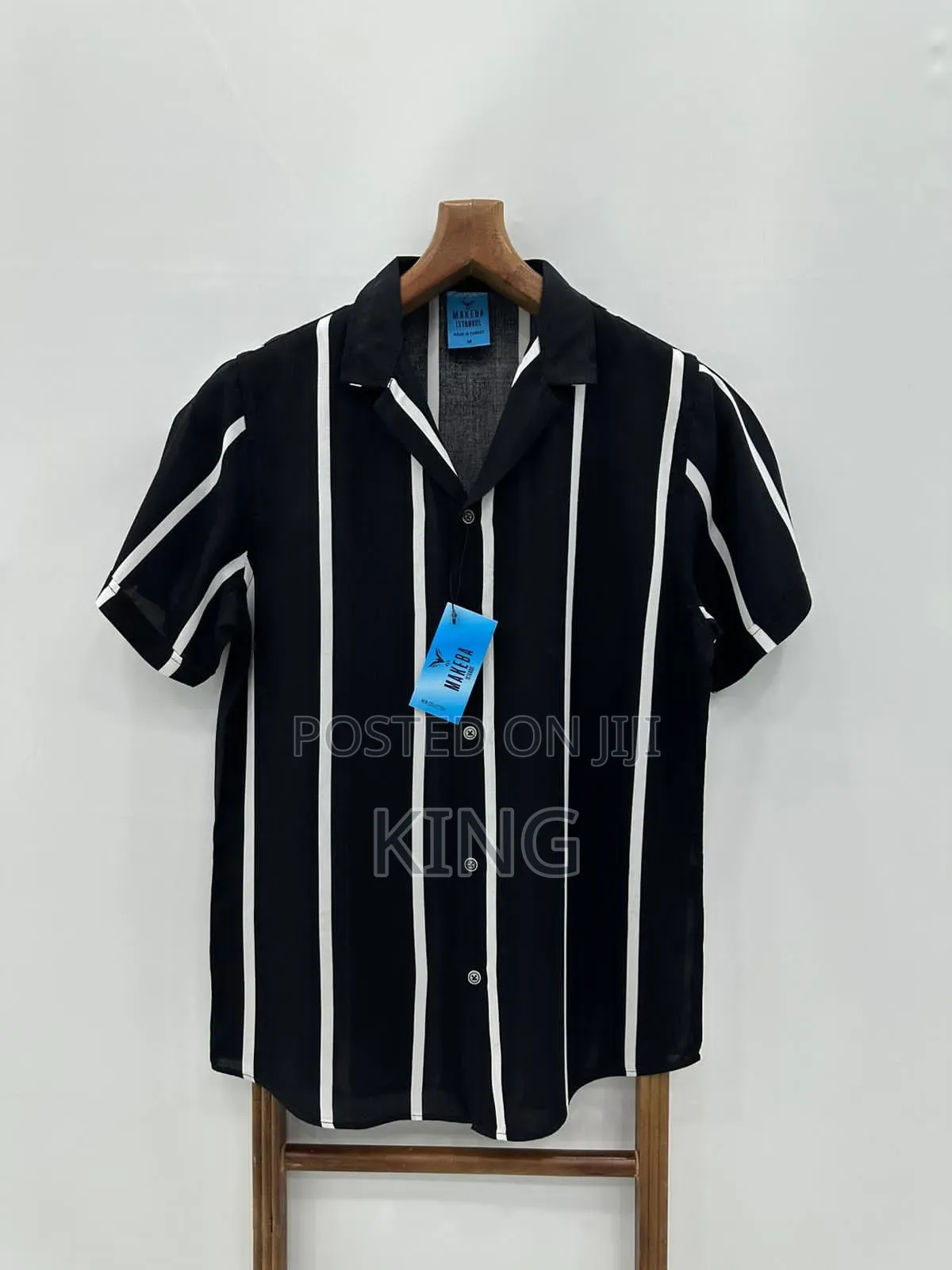 Black Striped Vin Shirt