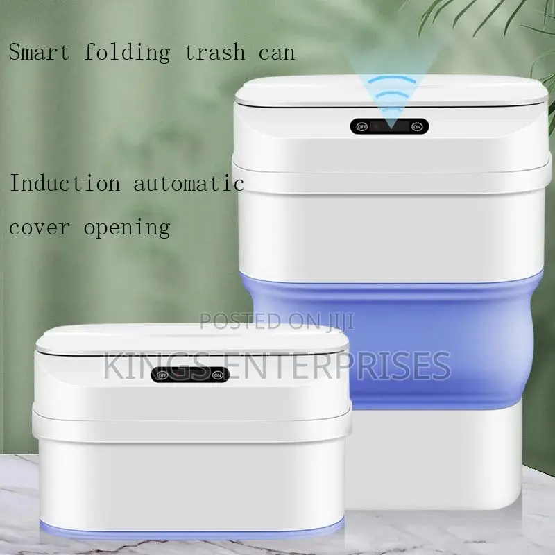 Smart Foldable Dustbin/Trash Can With Sensor