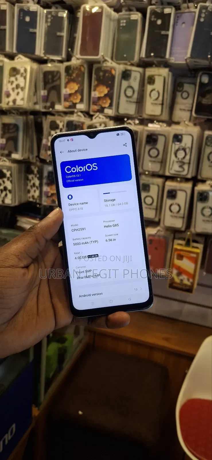 New Oppo A18 64 GB White