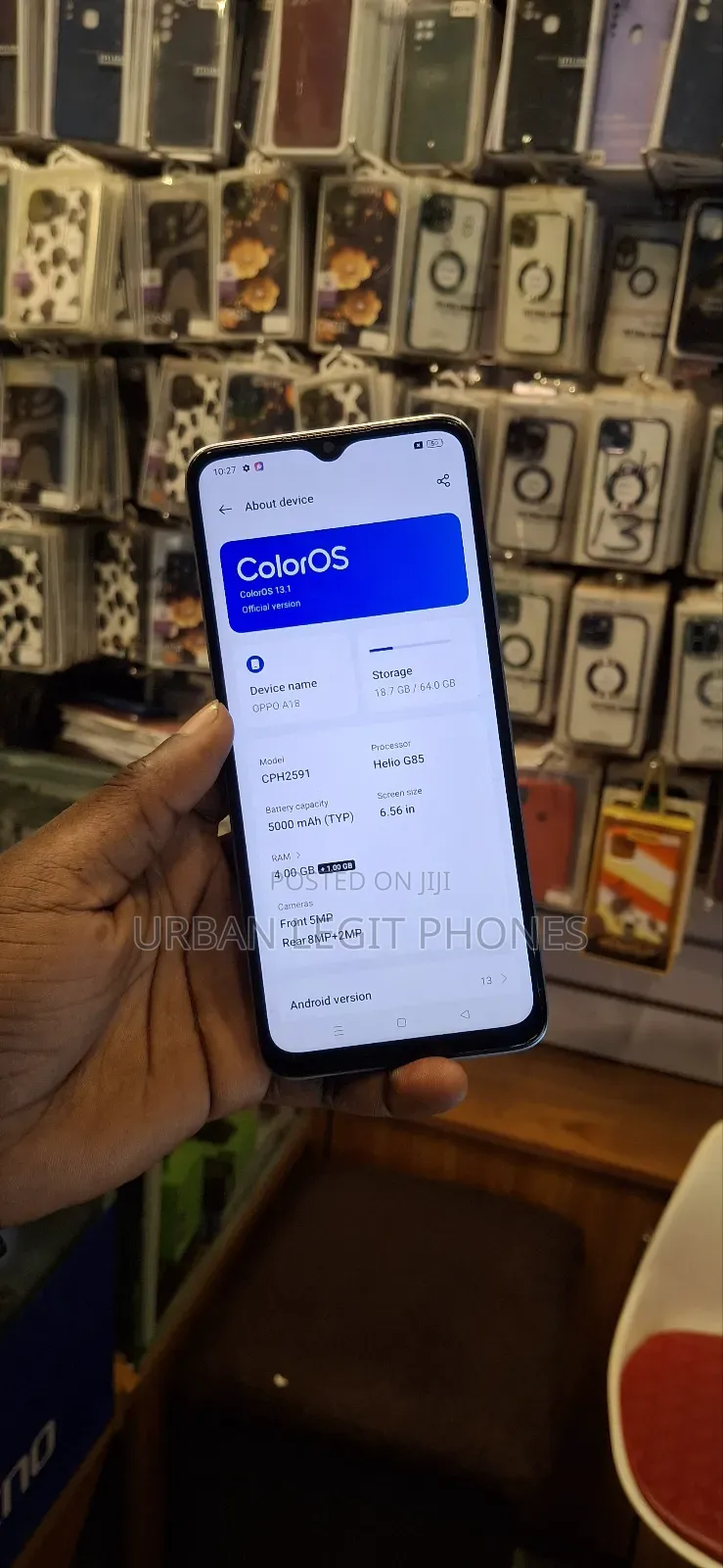 New Oppo A18 64 GB White