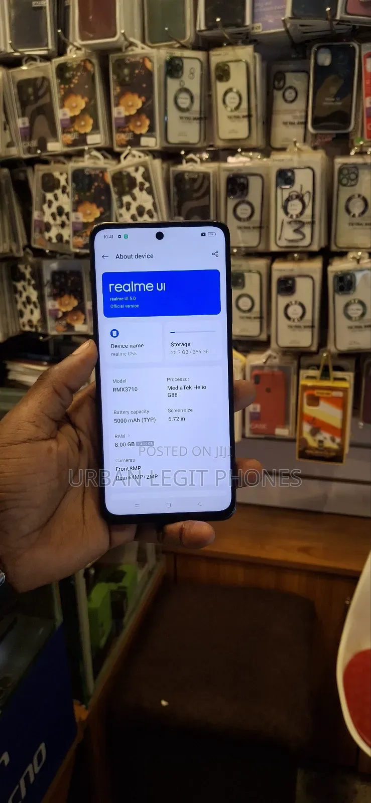 New Realme C55 256 GB Black