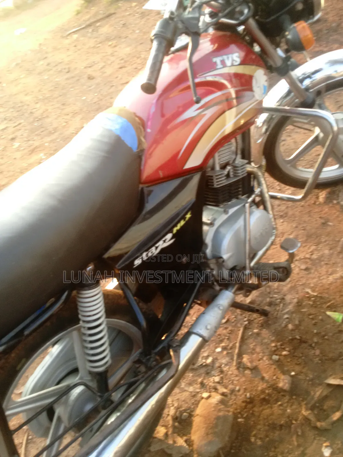 TVS XL 100 2020 Red