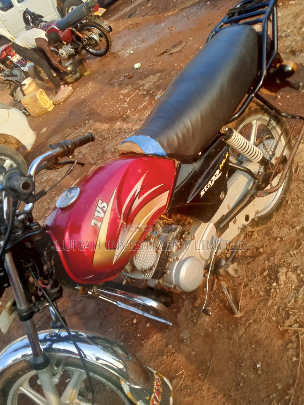 TVS XL 100 2020 Red
