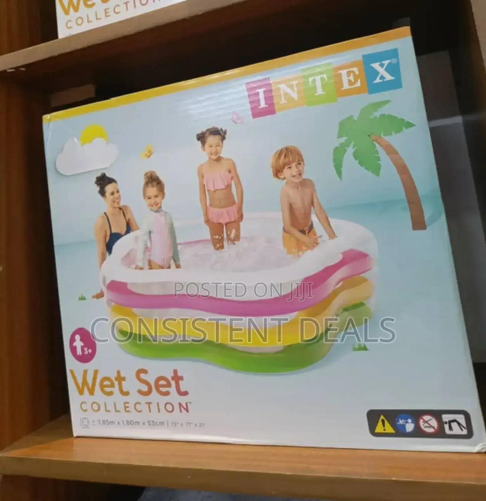 Intex Rainbow Star Shaped Inflatable Swimming Pool