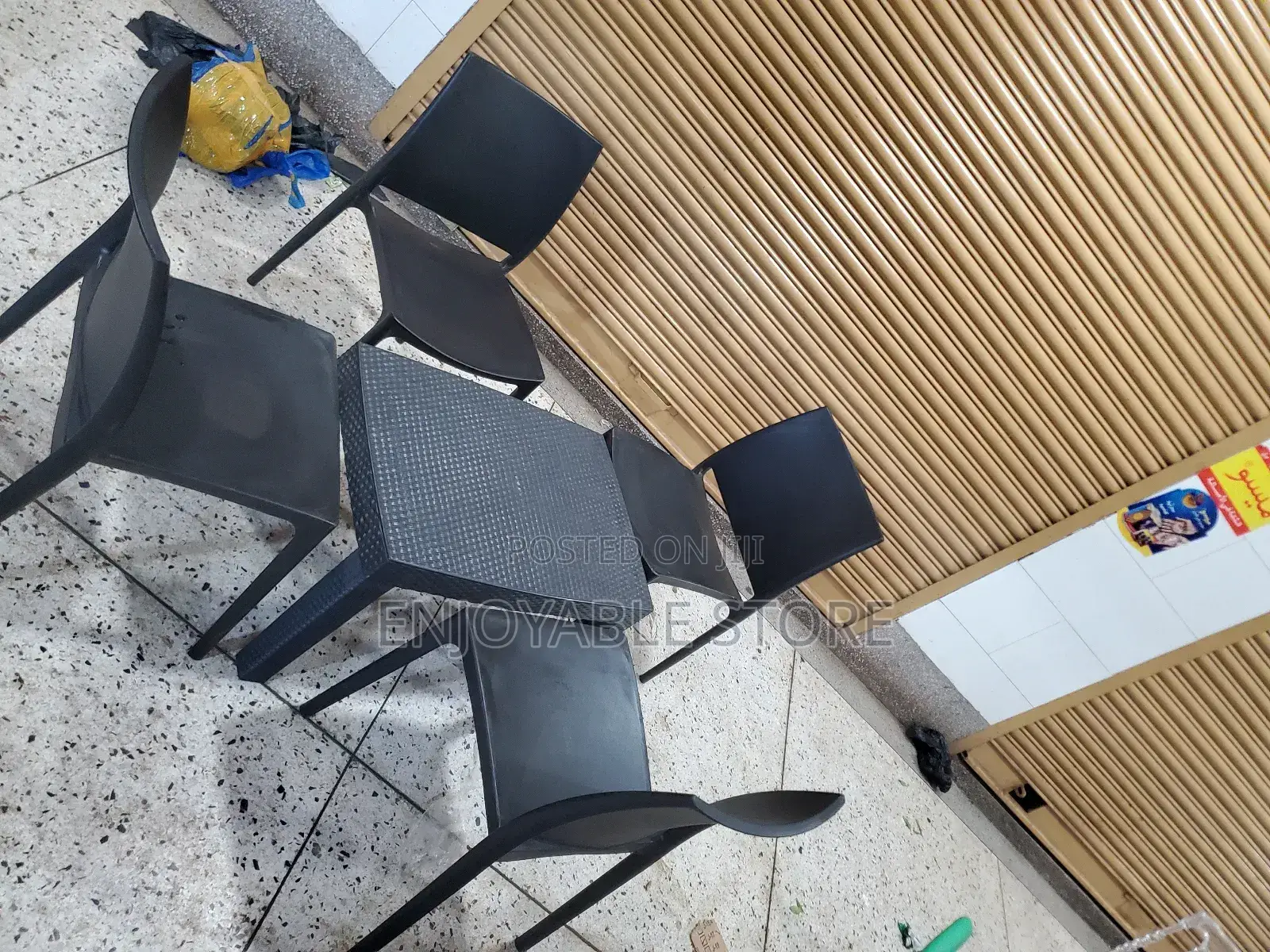 Restaurant/Bar Chairs and Medium Table Set