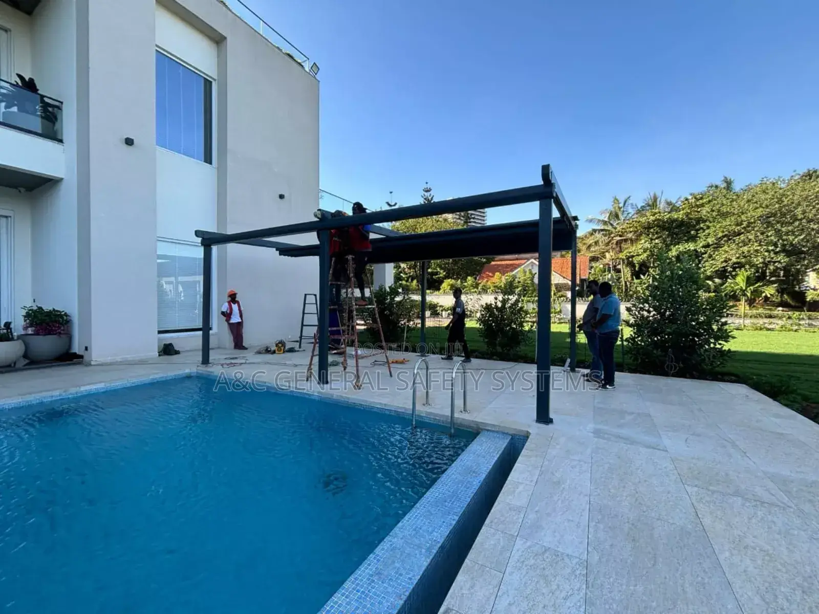 Pergola Canopy Shade for Stronger Metal Steel