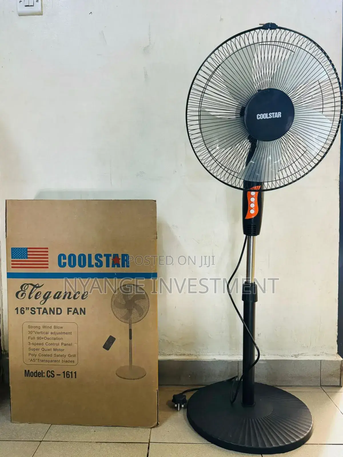 16 Inches Cool Star Stand Fan .