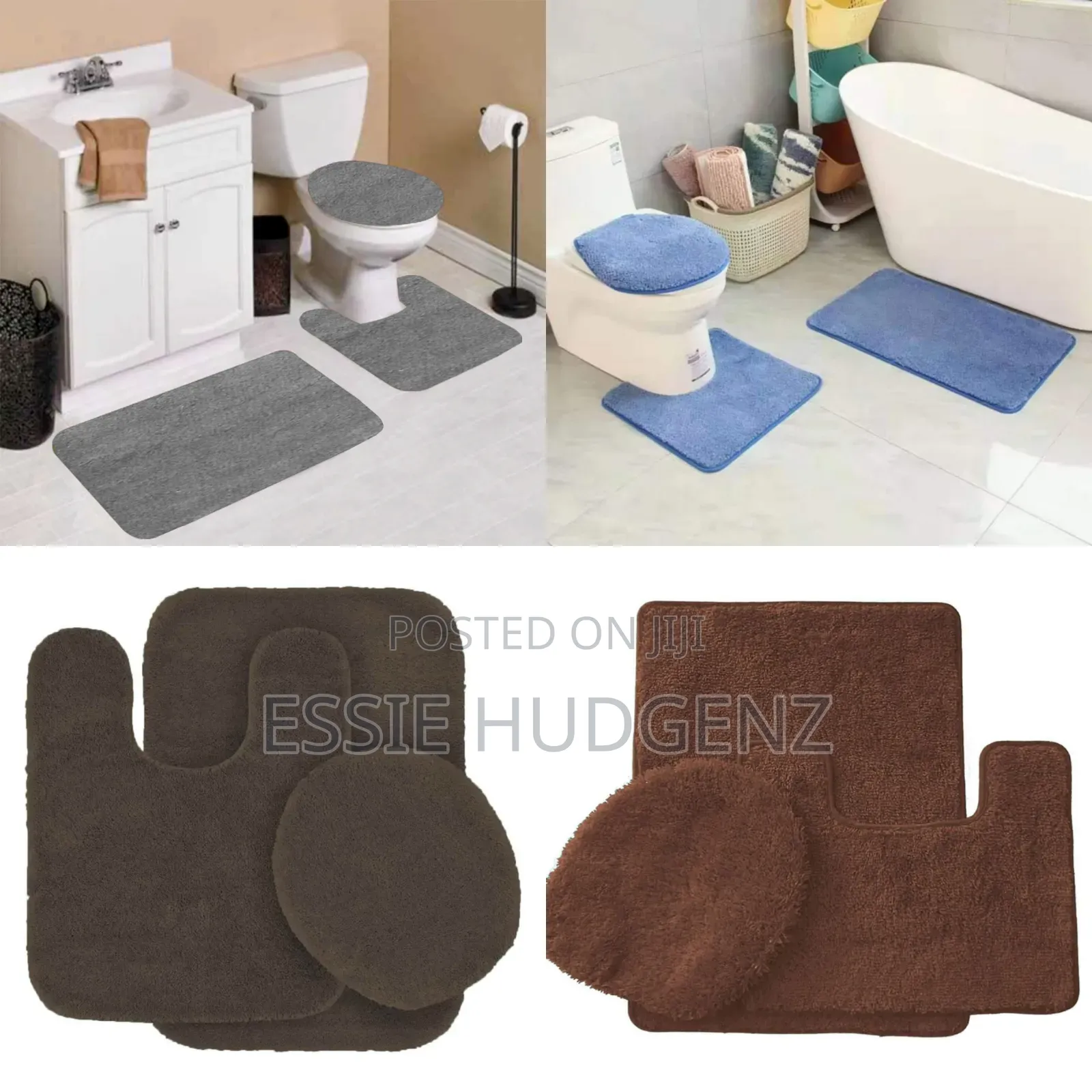 3pcs Bathroom Mat Set(New)