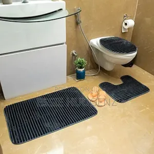 3pcs Toilet Bathroom Fancy Mats