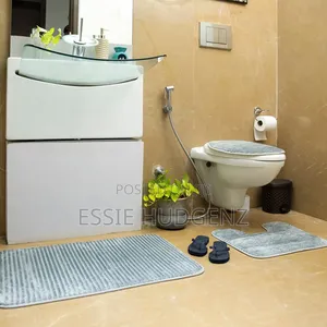 3pcs Toilet Bathroom Fancy Mats