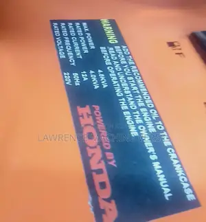 Key Start Generator 4.5kva Honda