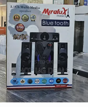 Photo - Miralux AC/DC, Bluetooth Woofer, FM Radio, USB Port -Black