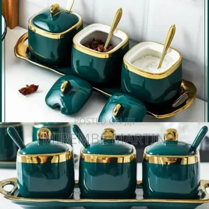 Ceramic Sugar Bowl Set