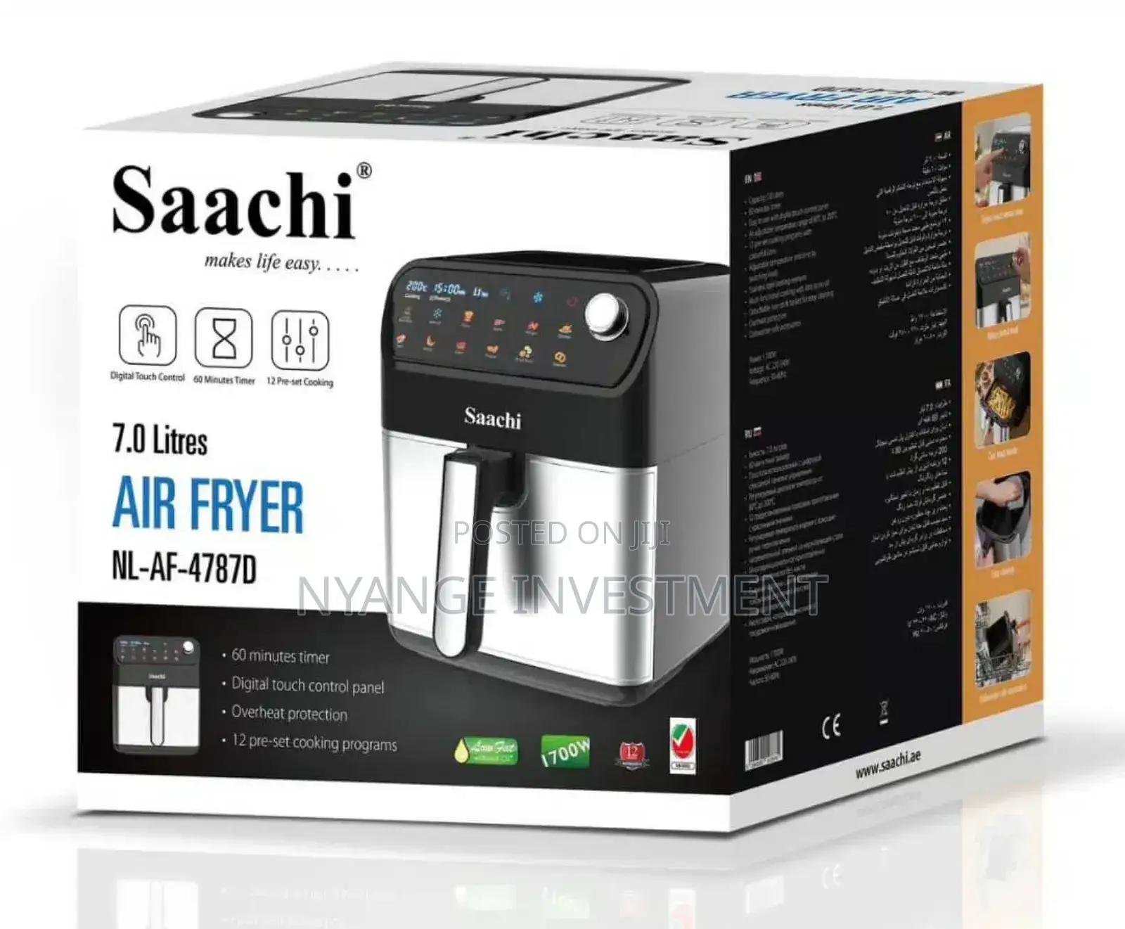 7.0 Litres Saachi Air Fryer