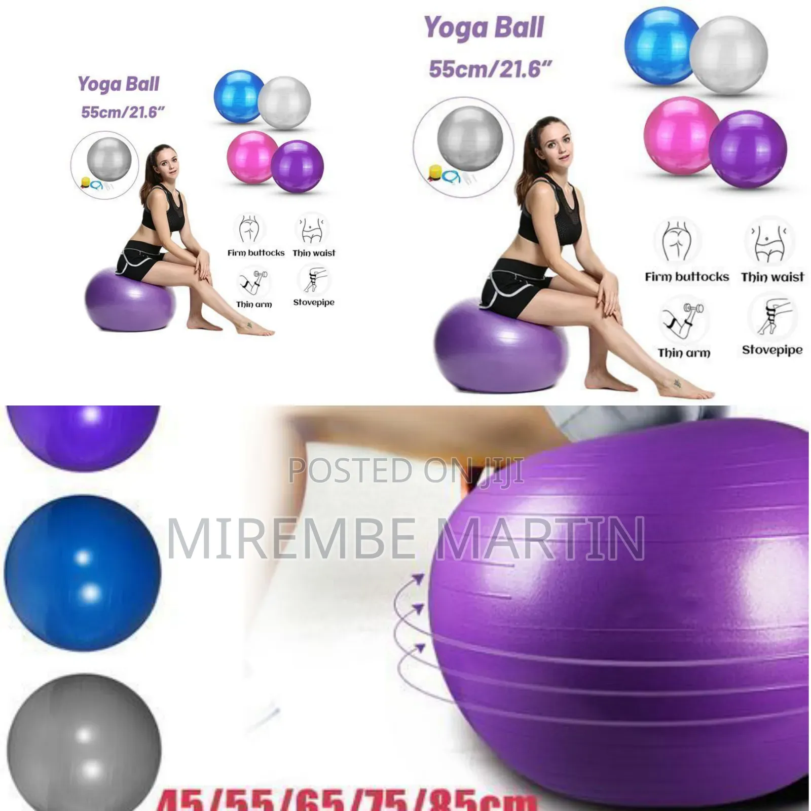 Yoga Gym Ball With Pump