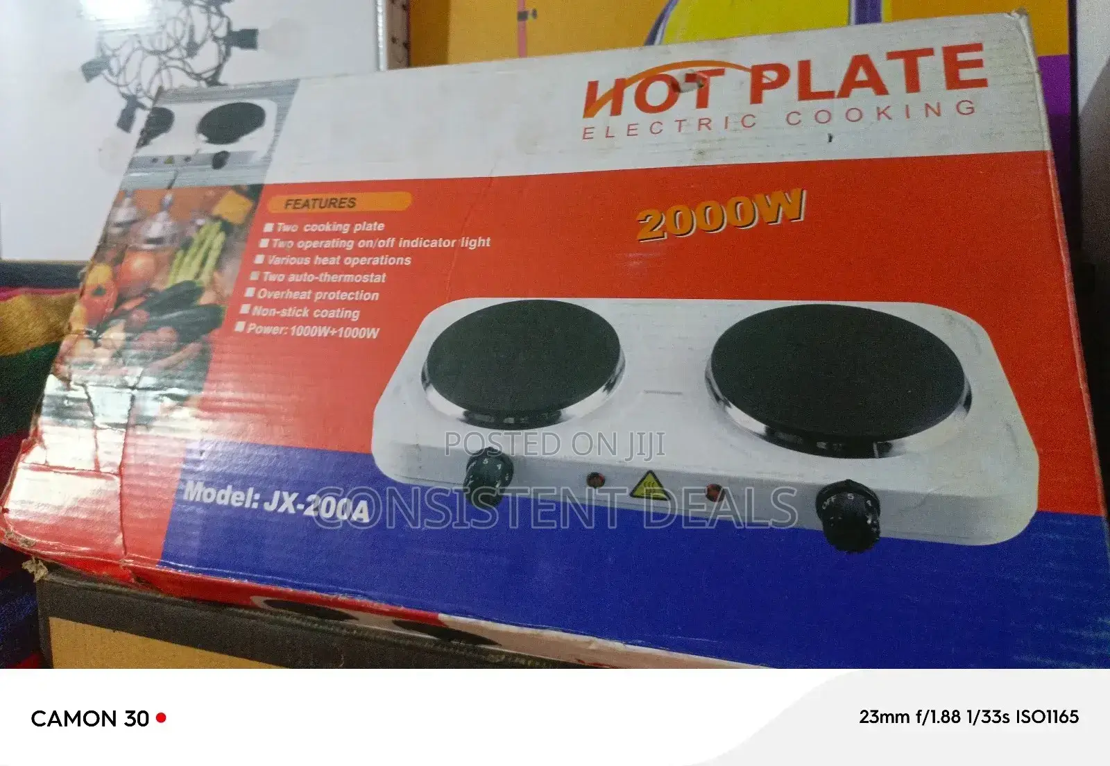 Double Burner Hot Plate