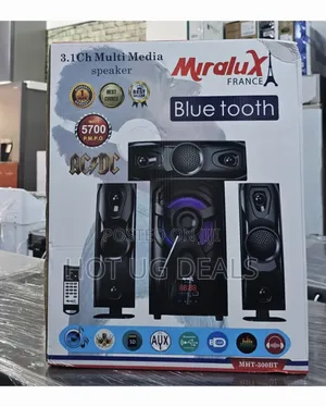 Miralux 3in1multimedia Bluetooth Woofers - Black