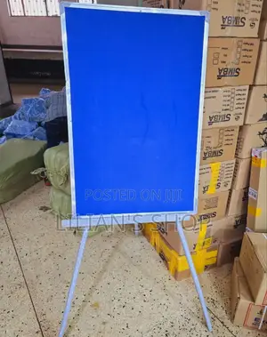 90cm by 60cm Notice Board With Stand