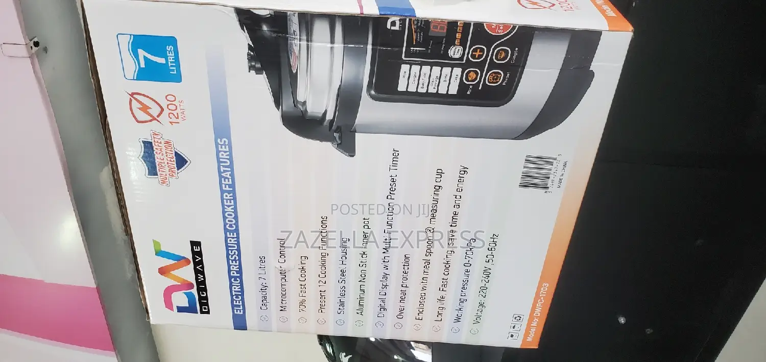 Digi Wave 7L Pressure Cooker 1200W