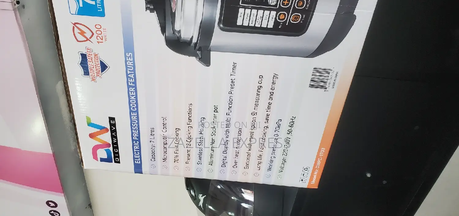 Digi Wave 7L Pressure Cooker 1200W