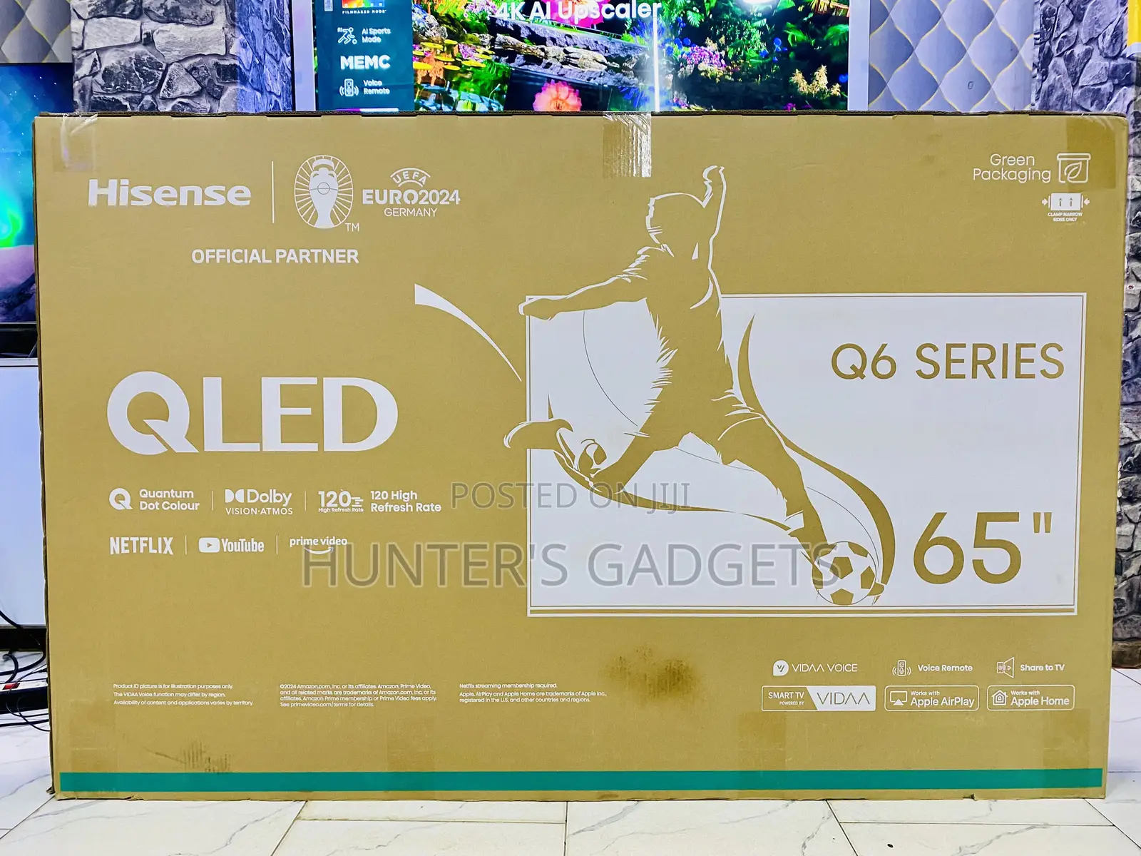 Hisense 65inch Smart Qled Tv Quantum Dot Colors New Model