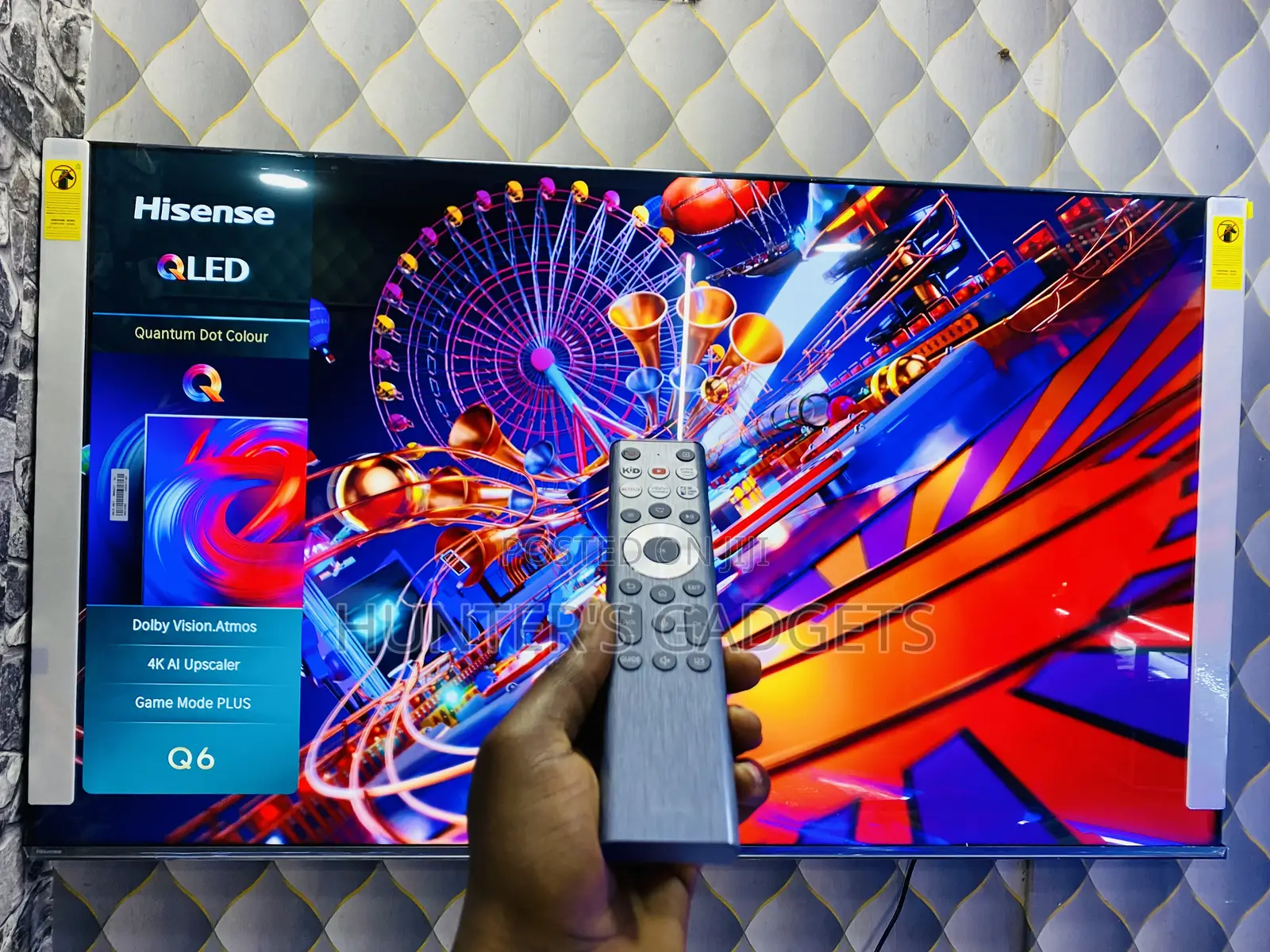 Hisense 65inch Smart Qled Tv Quantum Dot Colors New Model