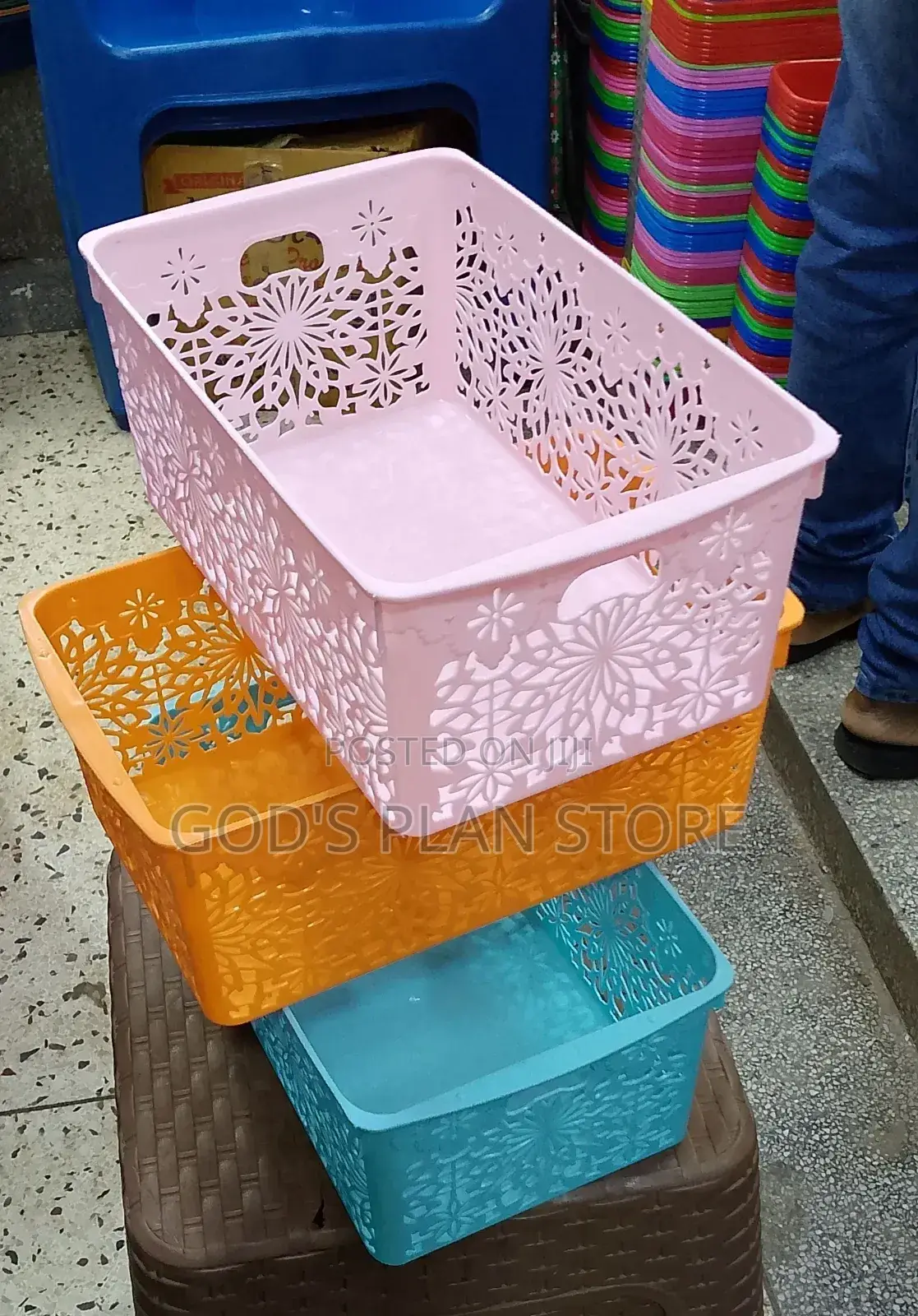 Plastic Baskets Square