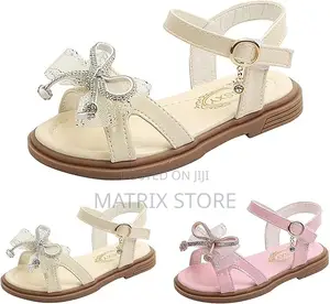 Baby Girls Sandals Open Toe Leather Rubber Sandals Soft Sole