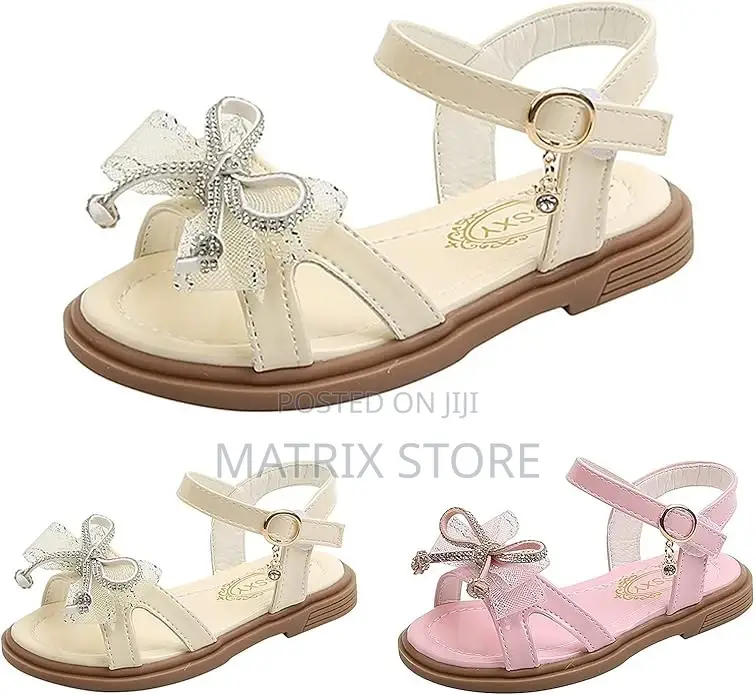 Baby Girls Sandals Open Toe Leather Rubber Sandals Soft Sole