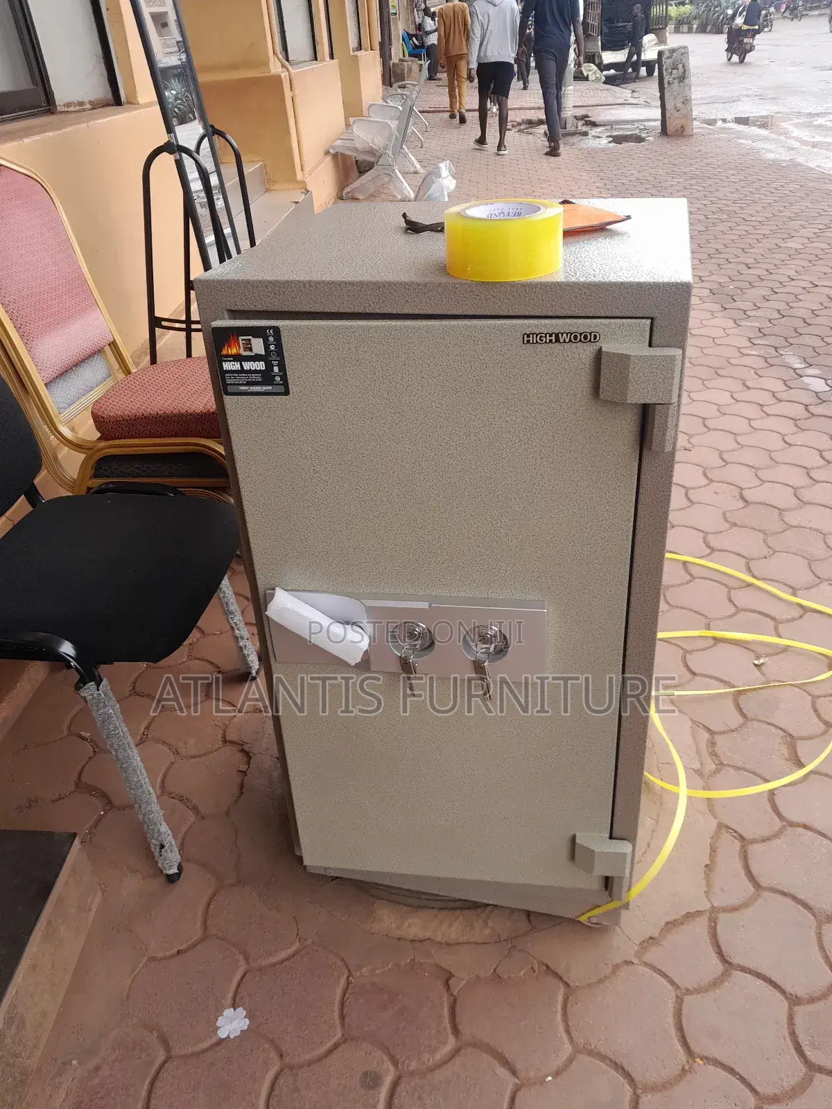 High Wood Silver Safe