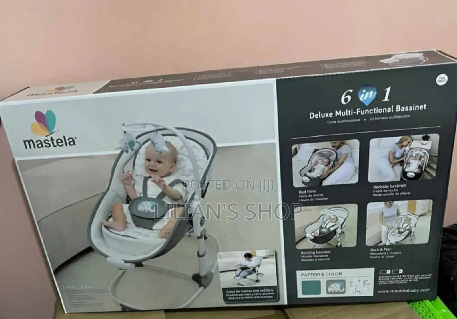 Mastela 6 in 1 Multifunction Baby Bassinet