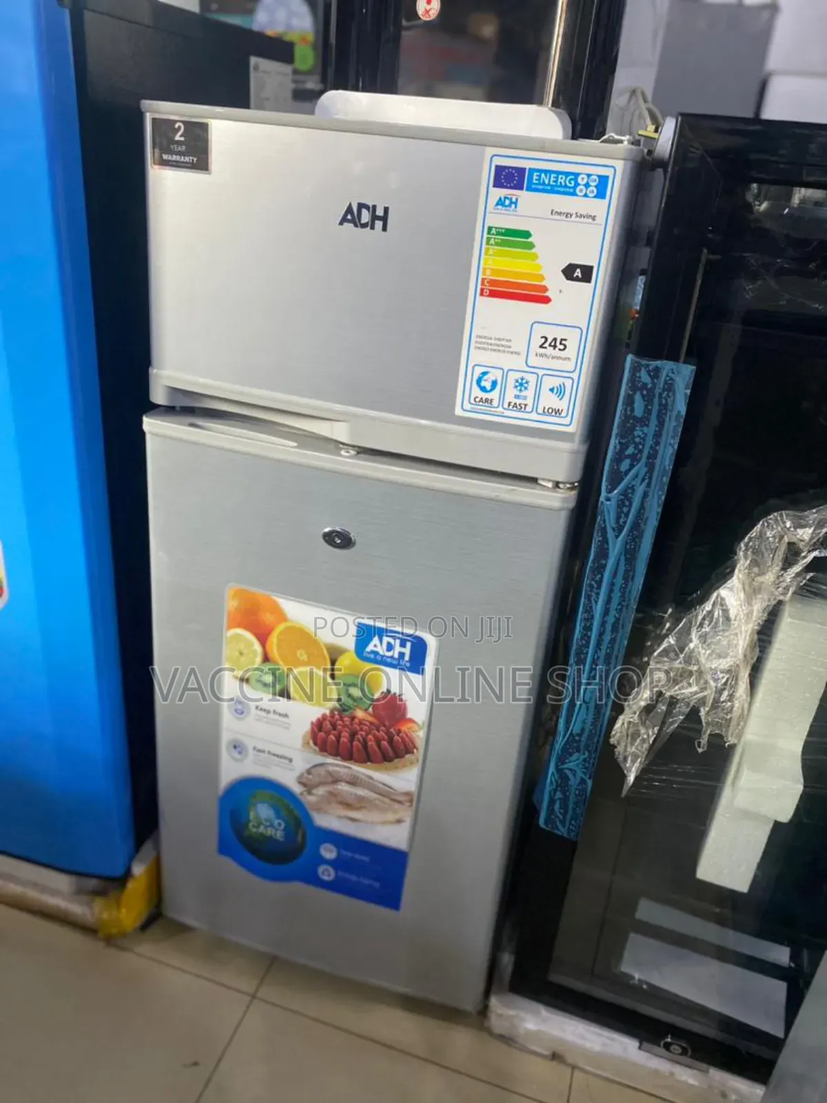 ADH 108L Double Door Fridge/Adh 108L Fridge (SS11Z)