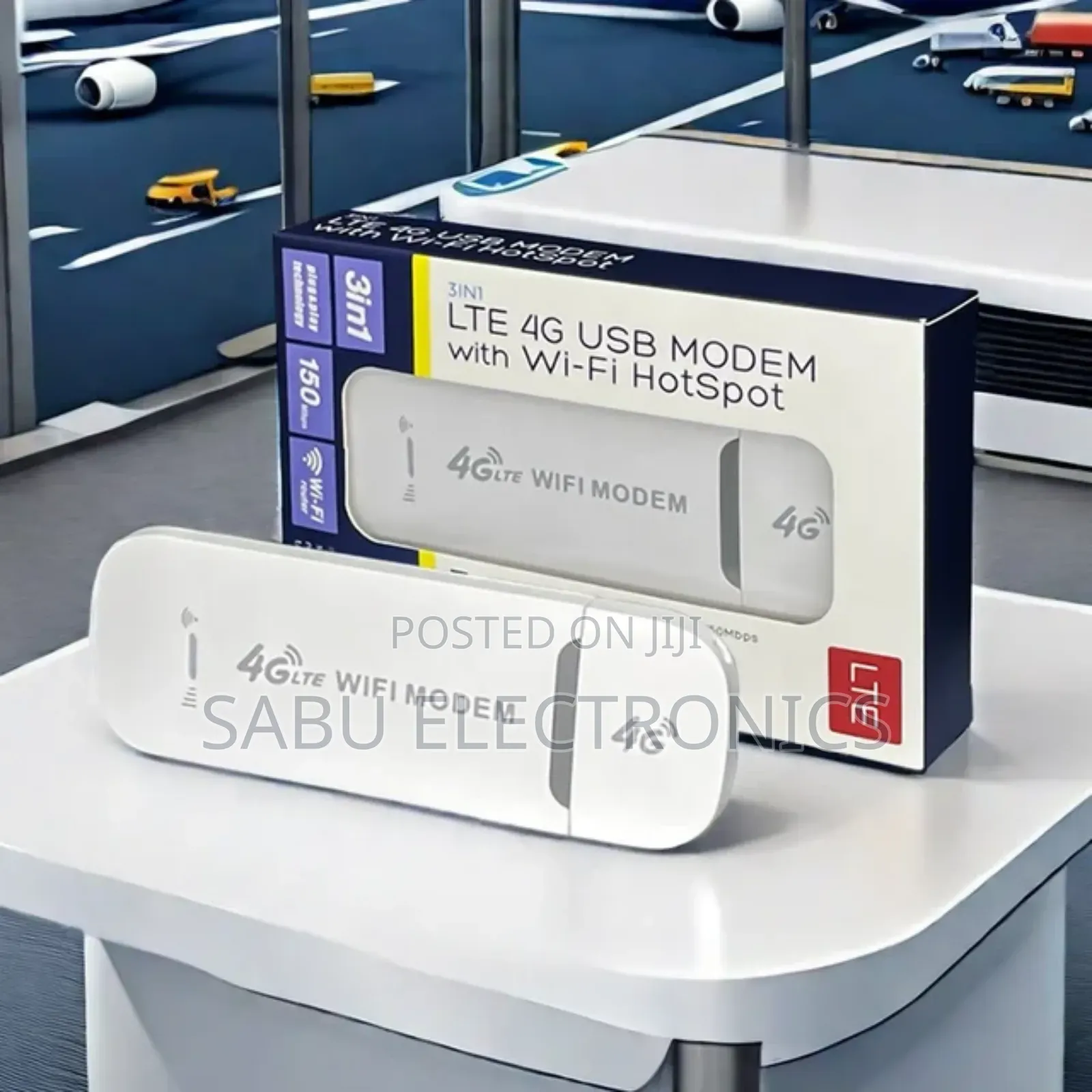 4g Sim Card Lyca Airtel MTN - 3 in 1 Hotspot- Wifi- Modem