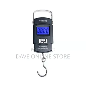 Weiheng Portable Electronic Weighing Scale - Black