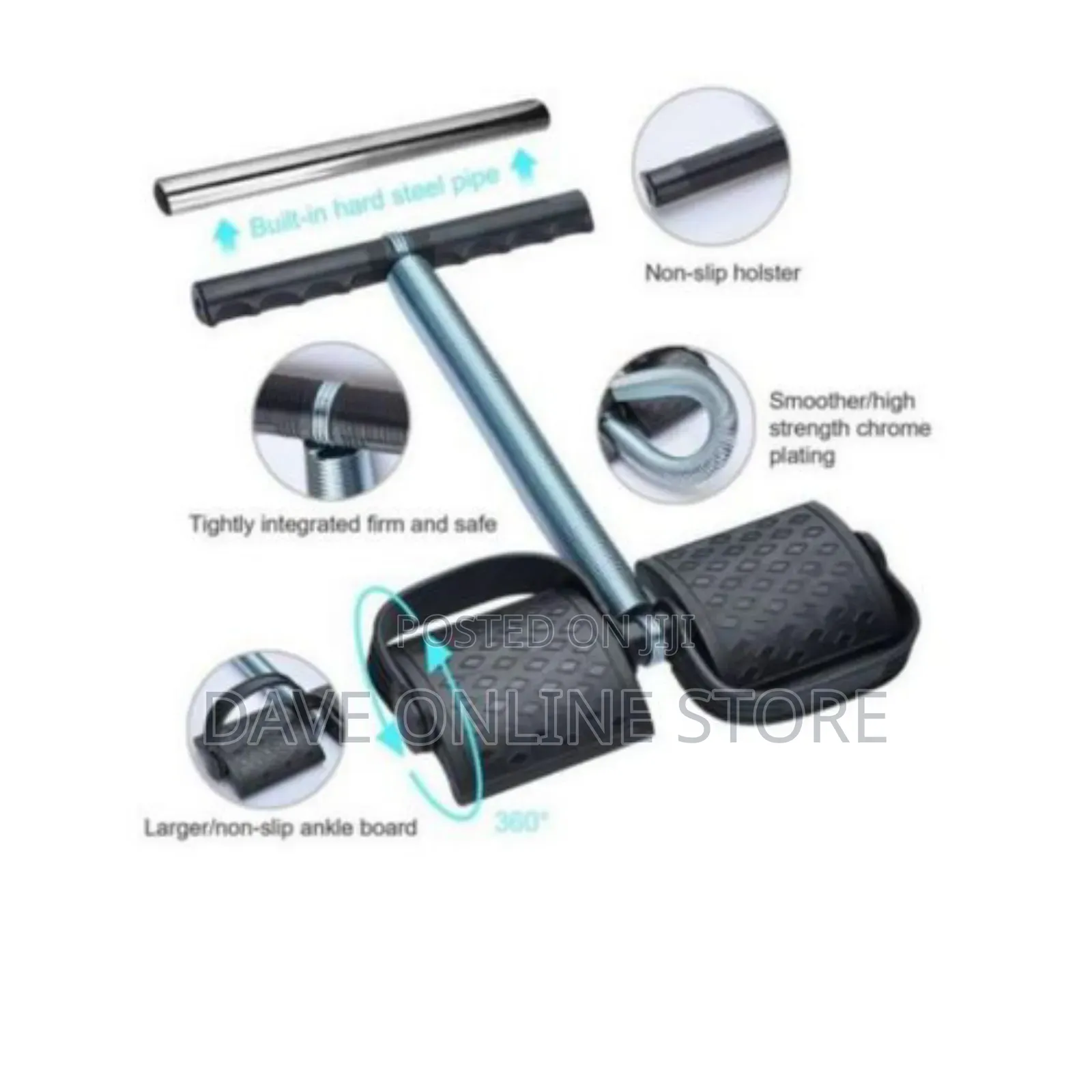 Tummy Trimmer Full Body Workout Equipment- Black