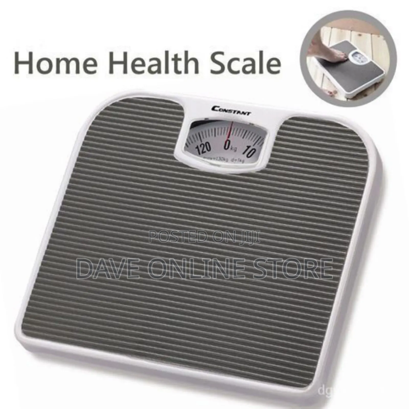 Mechanical Bathroom Weighing Scale 130kg- Color May Vary