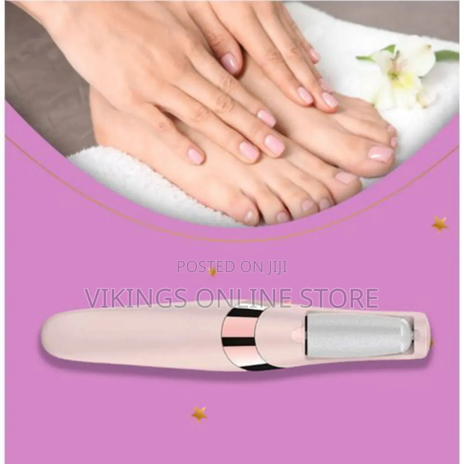 Electronic Foot File Callus Remover Pedicure - Rose Gold