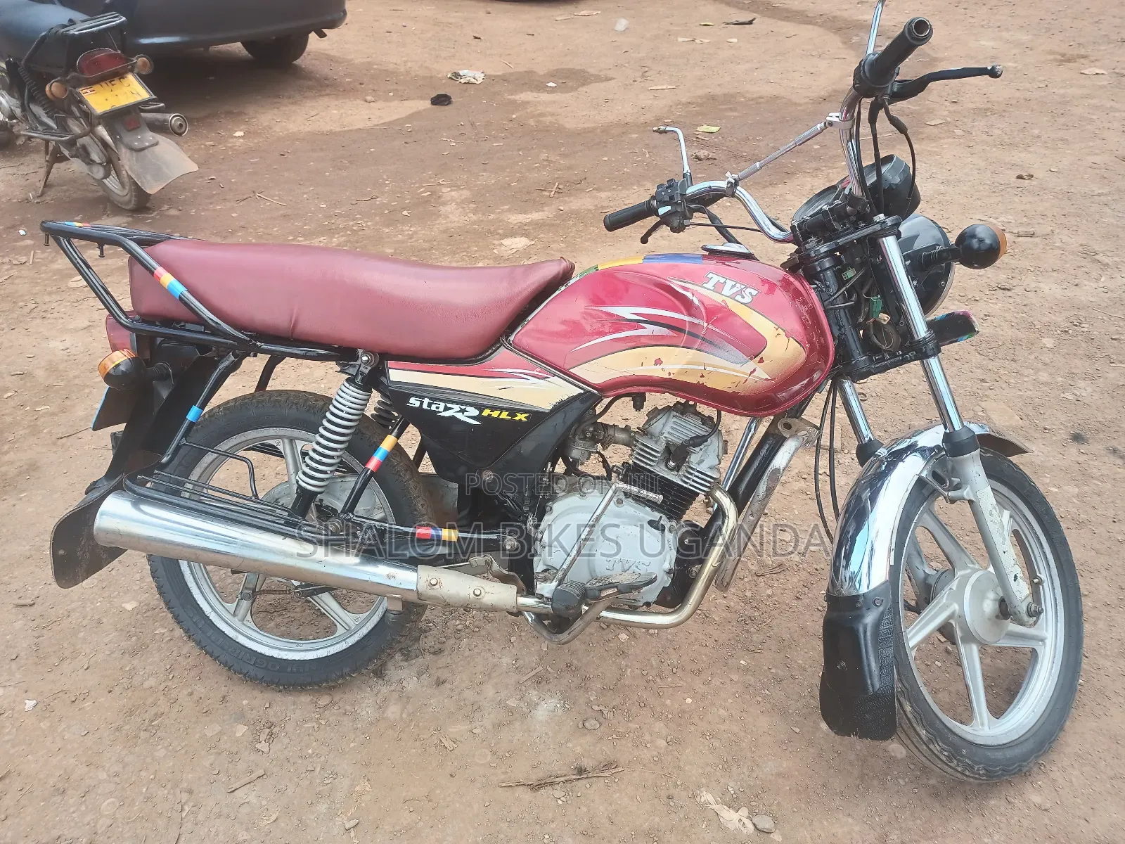 TVS XL 100 2017 Red