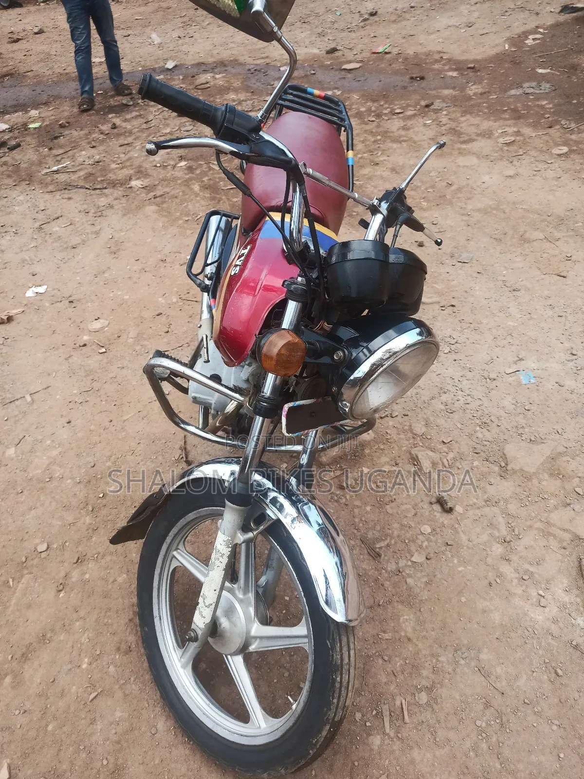 TVS XL 100 2017 Red