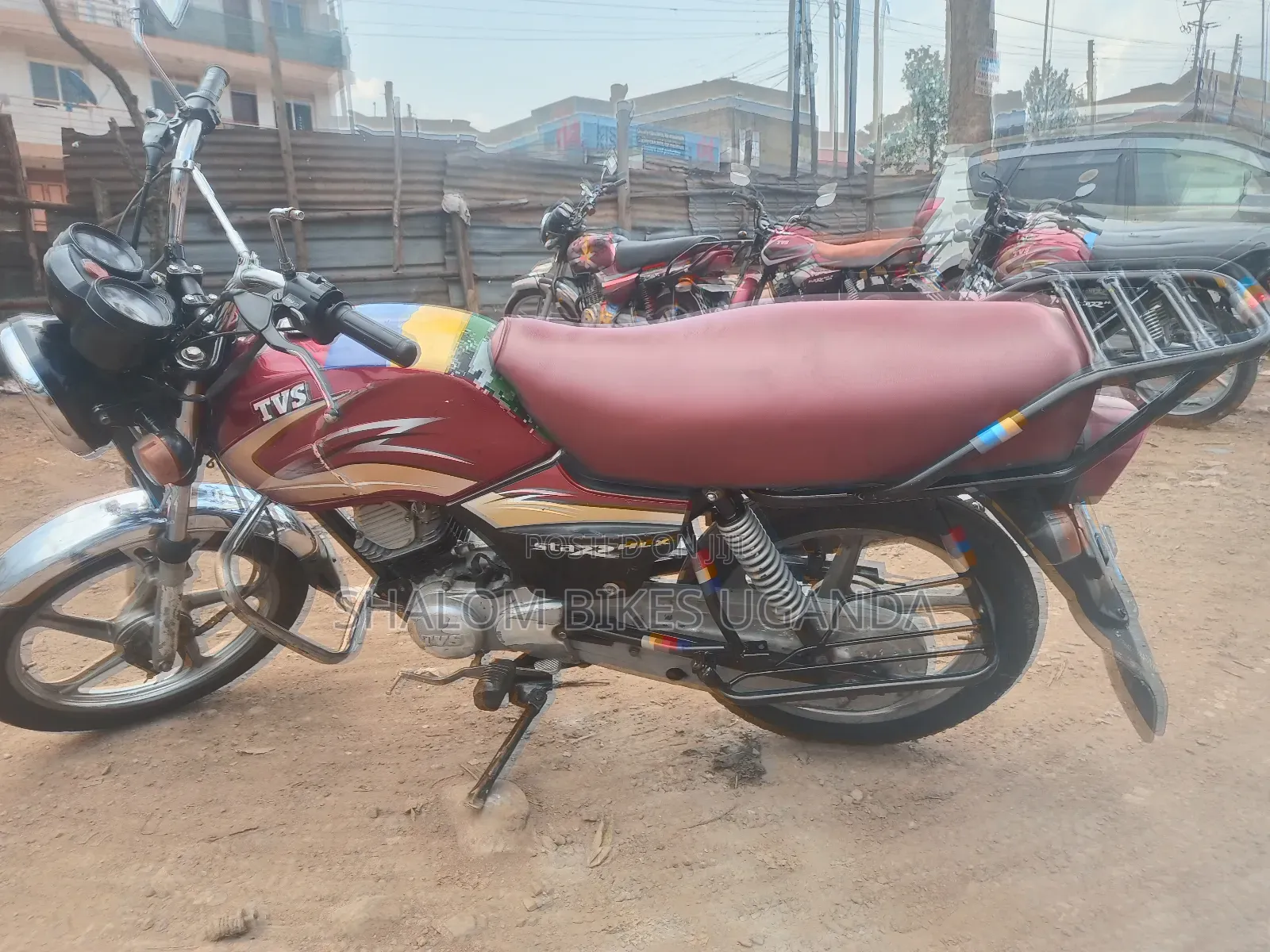TVS XL 100 2017 Red