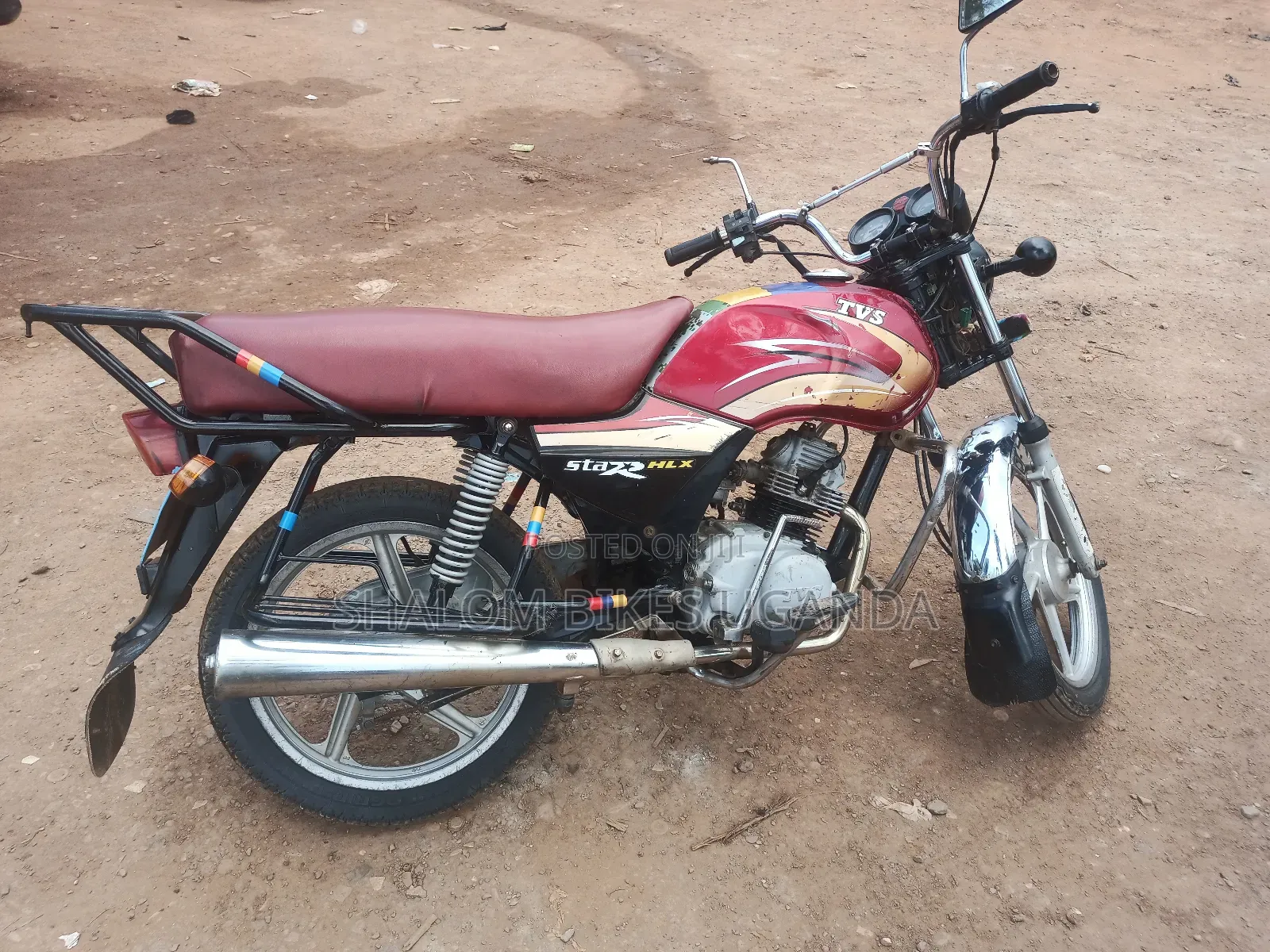 TVS XL 100 2017 Red