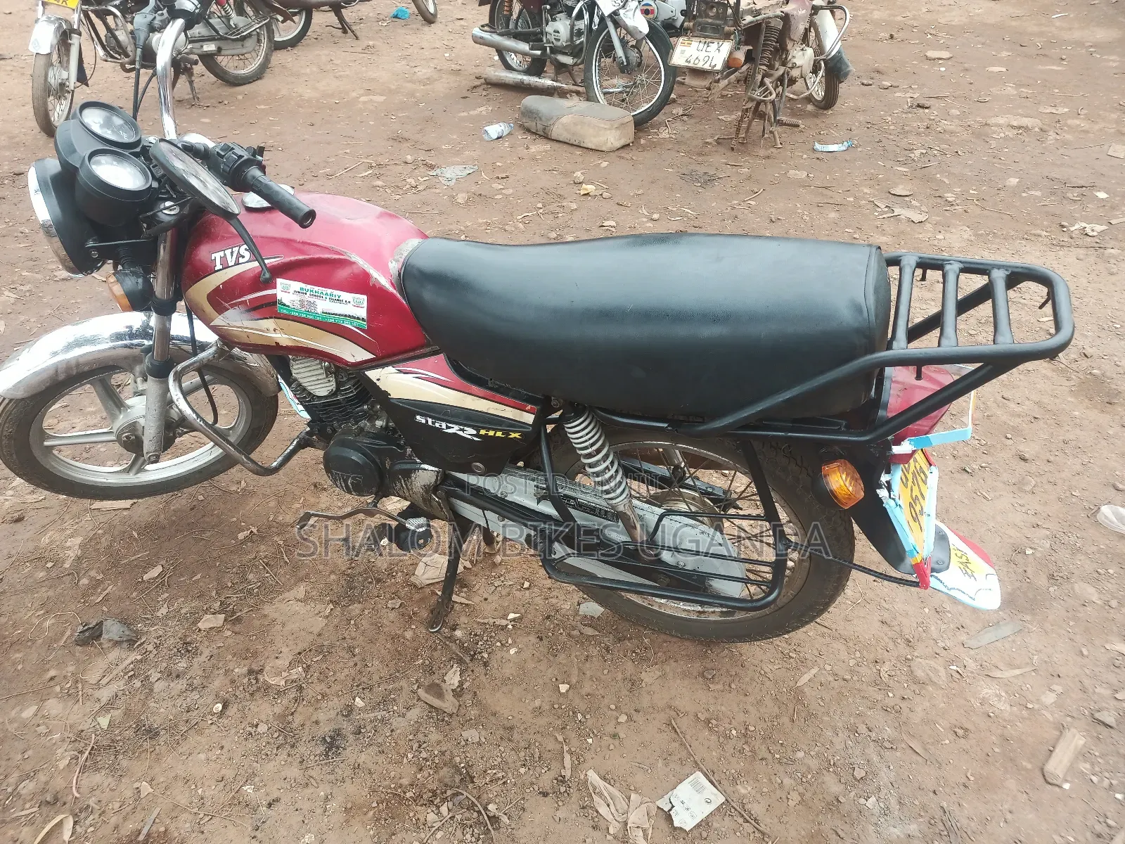 TVS XL 100 2016 Red