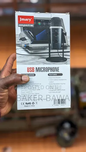 Jmary Pw10 Podcast Microphone Usb