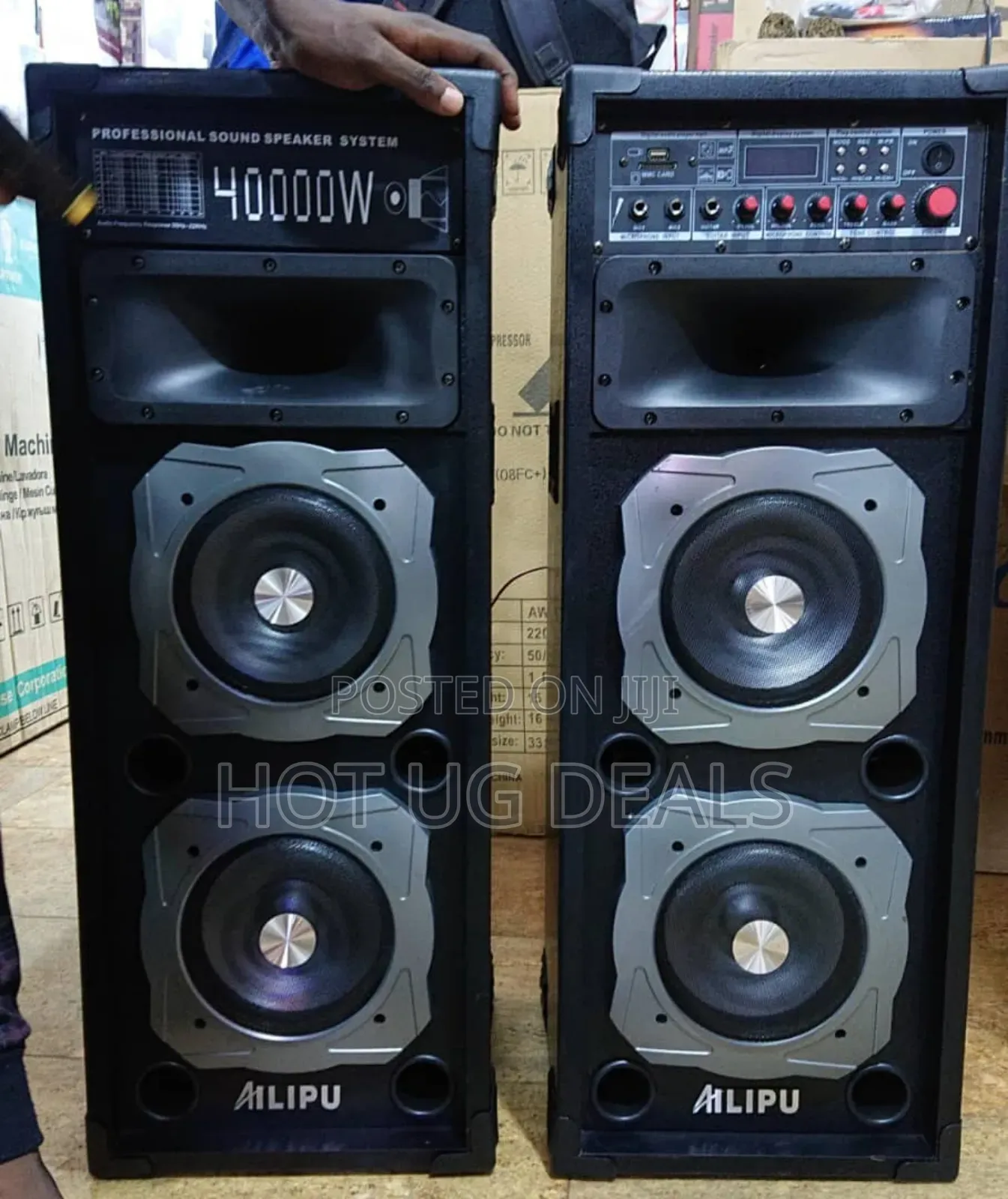 AILIPU Dual Party Speaker With Bluetooth 9036 - Black