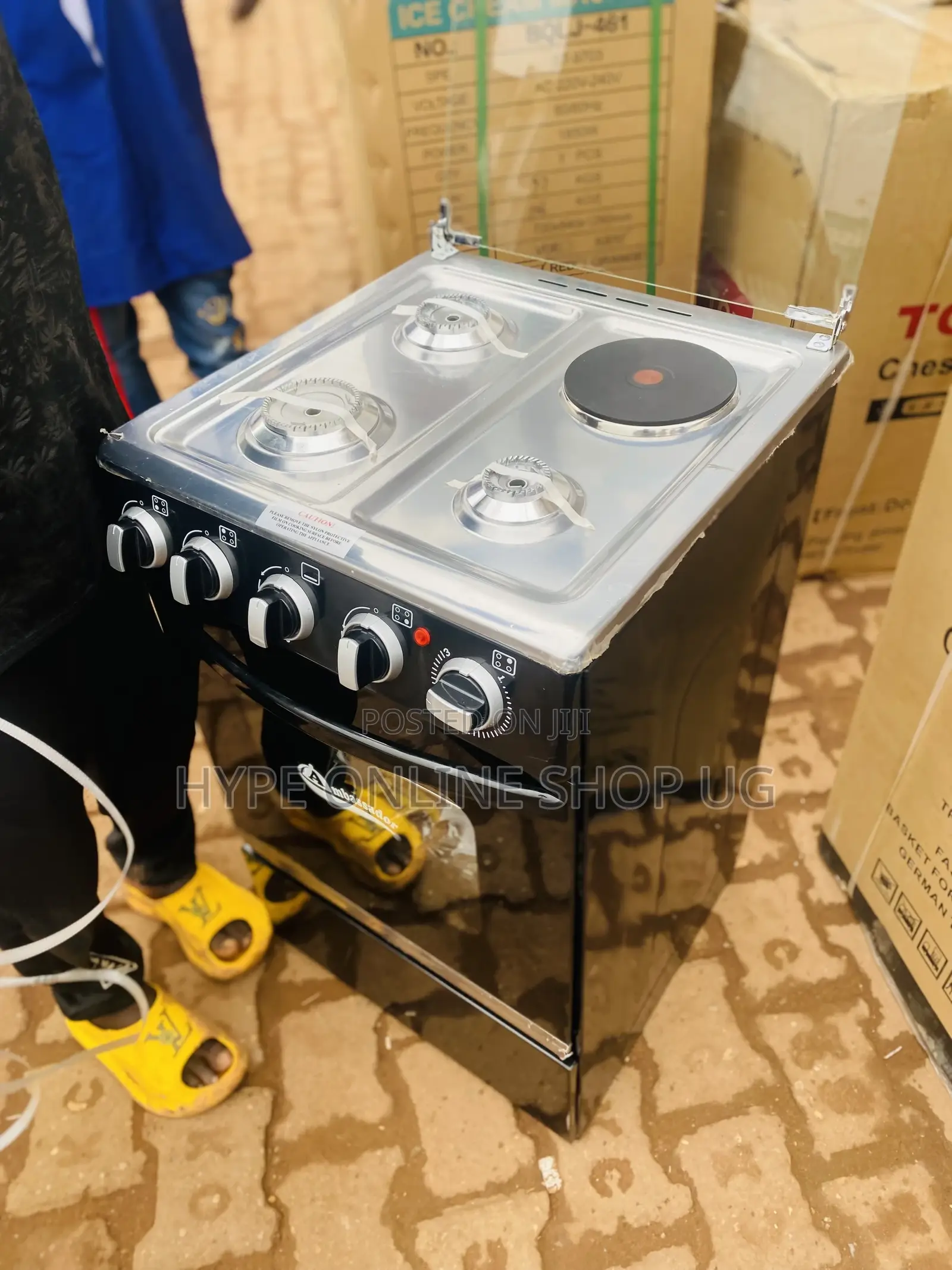 Ambassador Brandnew Electric Gas Cooker