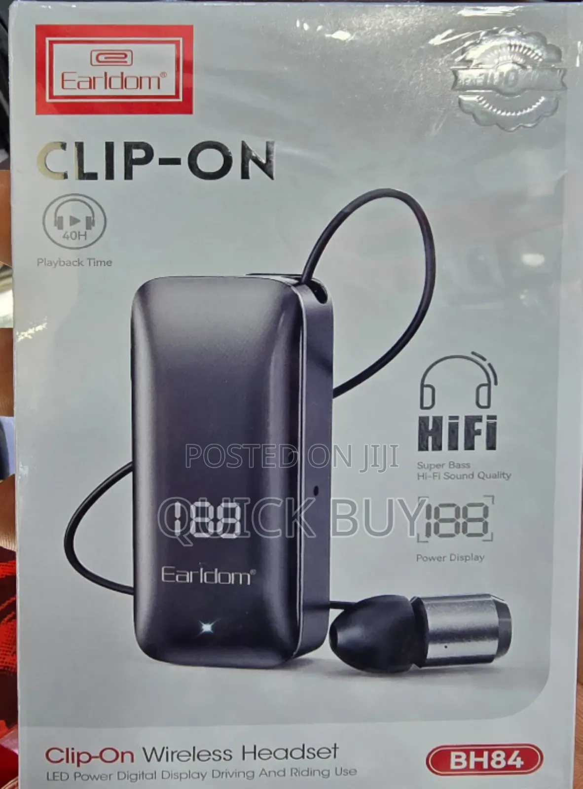 Premium Quality Earldom Clip on Super Bass Wireless Headset