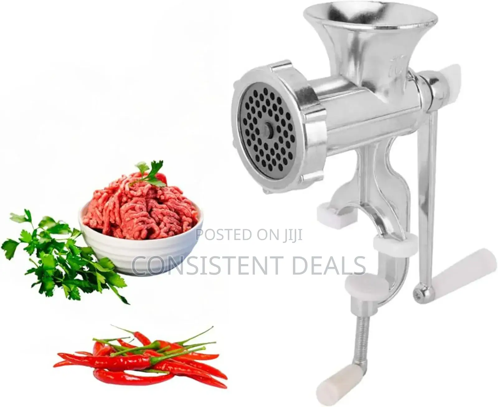 Stainless Steel Manual Meat Grinder