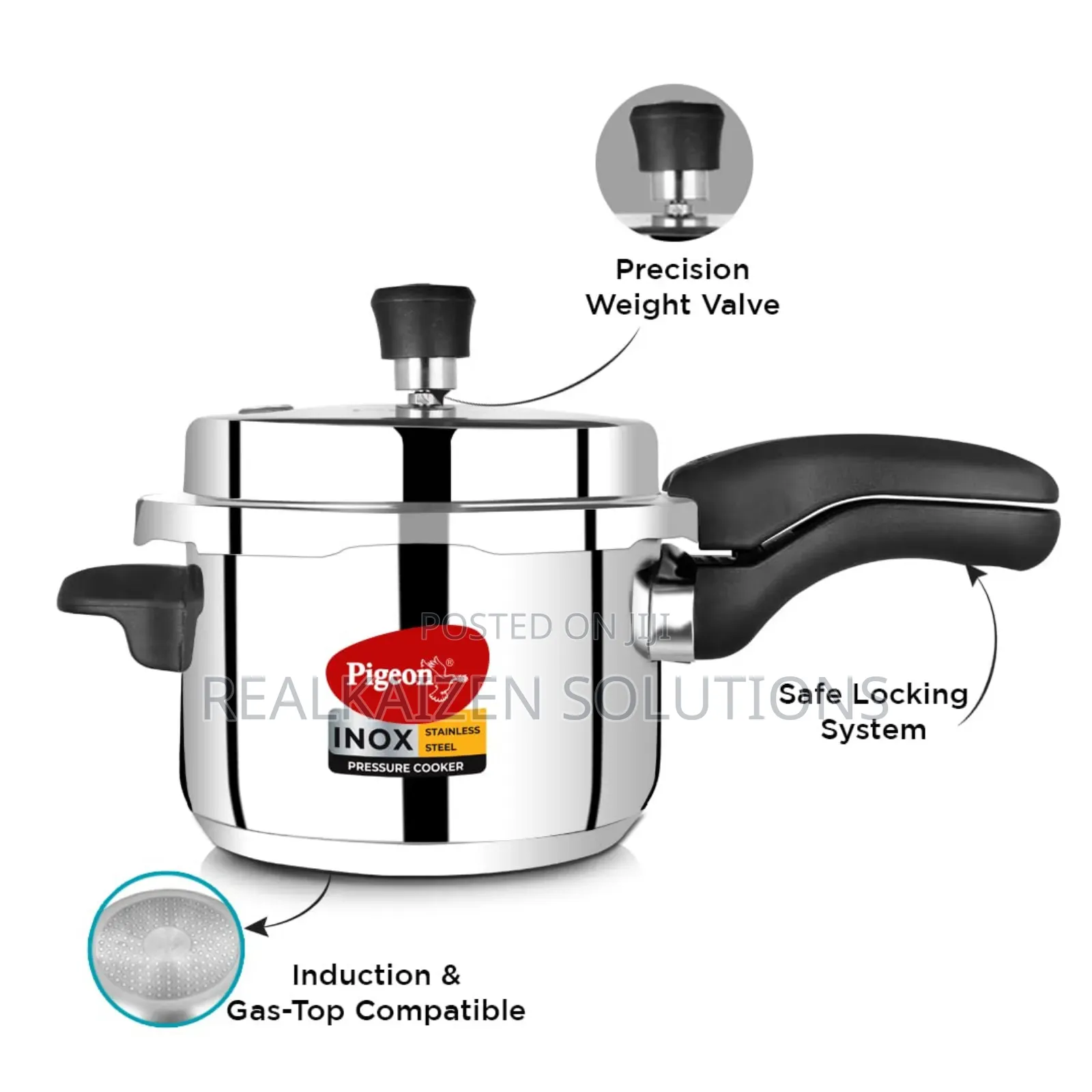 PIGEON 5L INOX Stainless Steel Induction | Pressure Cooker