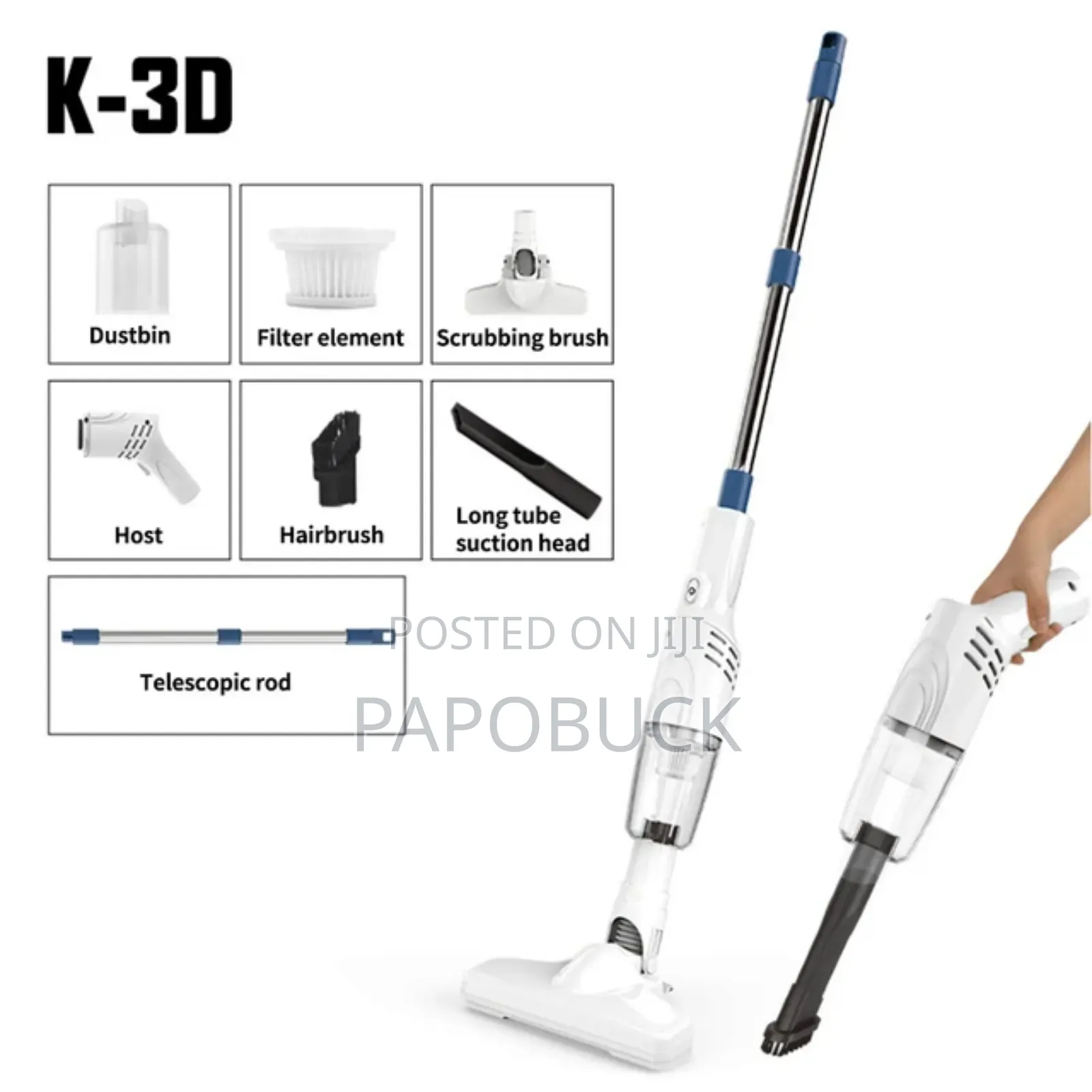 Cordless Stick Vacuum With 4800PA Suction Power